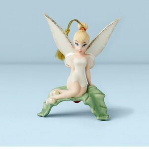 Lenox Disney Tinker Bell Sitting Pretty Ornament NWT